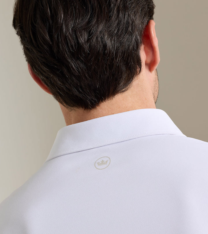 Peter Millar Soul Performance Mesh Polo: White