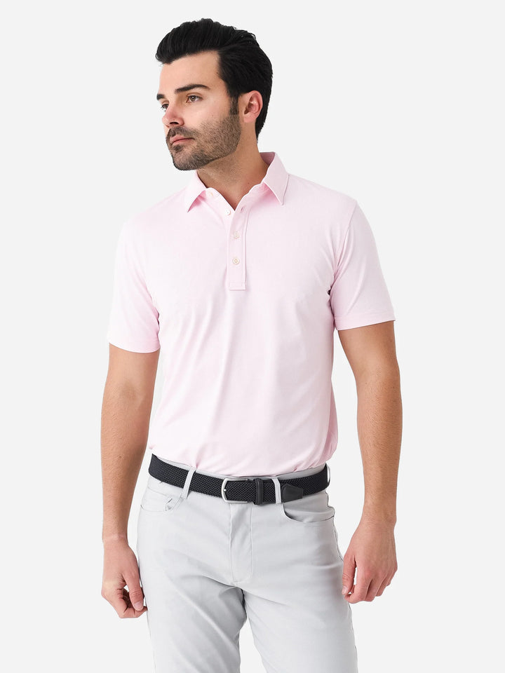 Peter Millar Soul Mesh Polo: Misty Rose