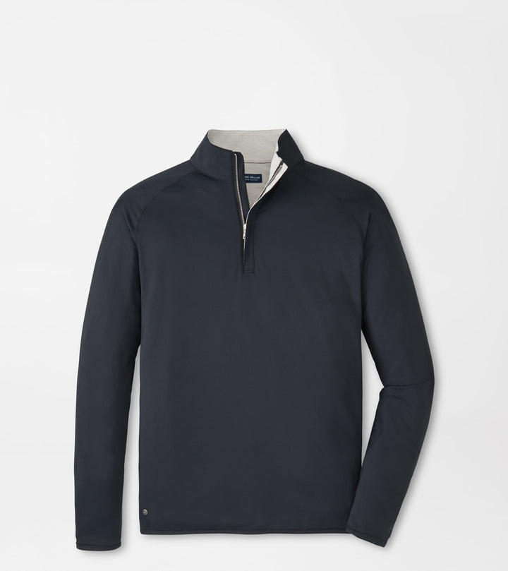 Peter Millar Stealth Performance Quarter-Zip: Black
