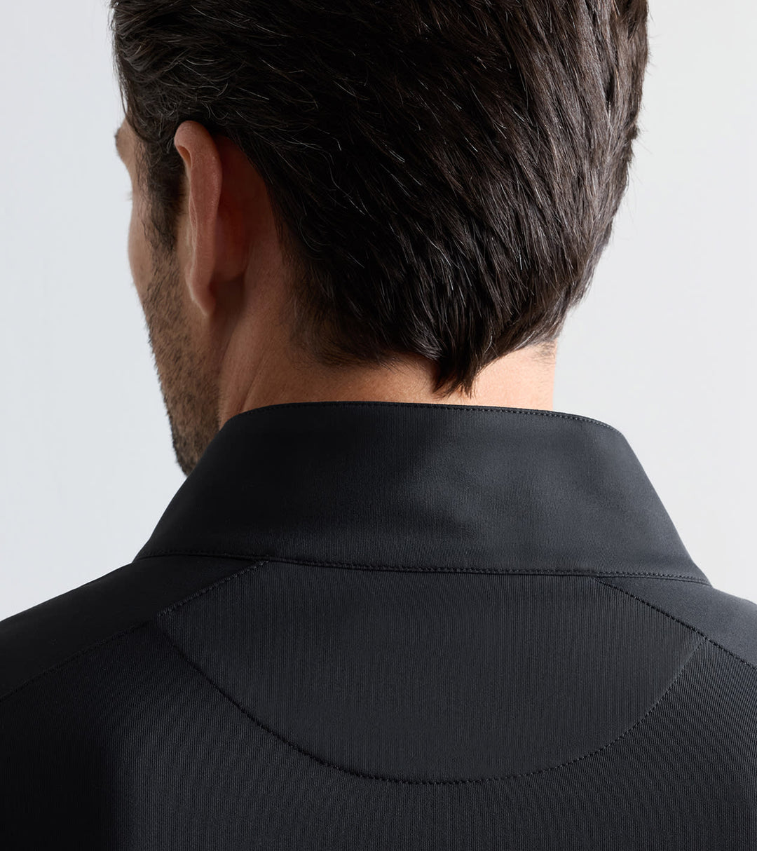 Peter Millar Stealth Performance Quarter-Zip: Black