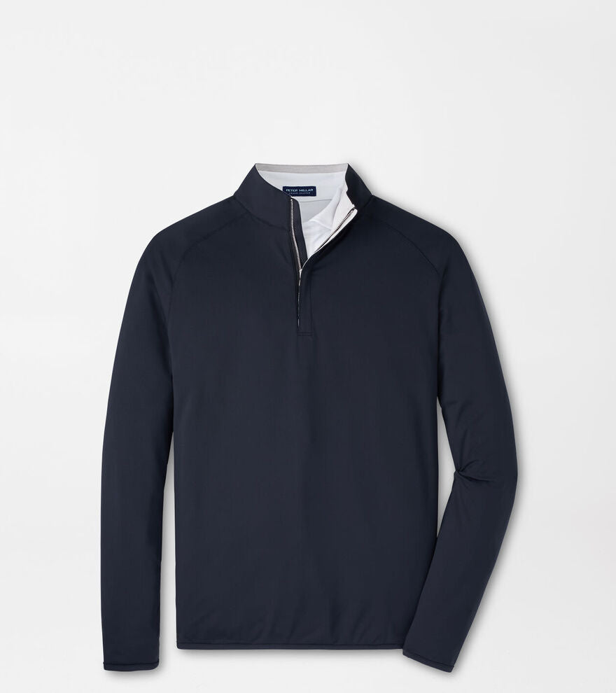 Peter Millar Stealth Performance Quarter-Zip: Black