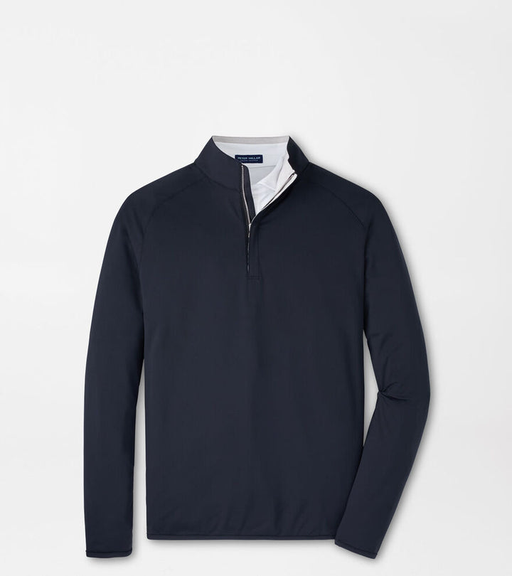 Peter Millar Stealth Performance Quarter-Zip: Black