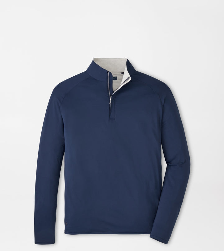 Peter Millar Stealth Performance Quarter-Zip: Navy