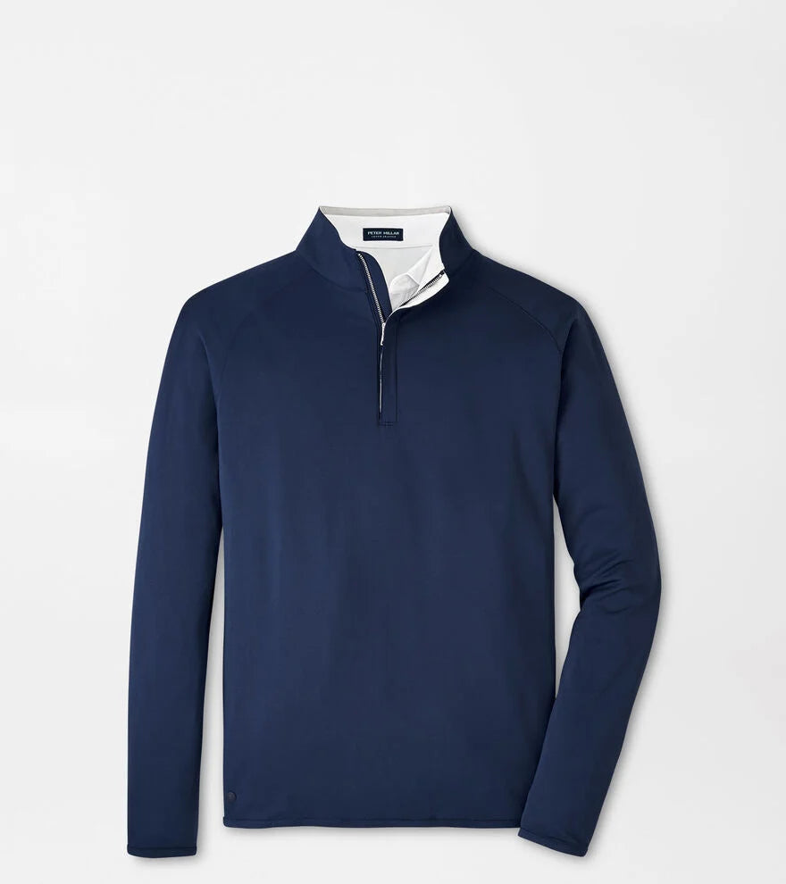 Peter Millar Stealth Performance Quarter-Zip: Navy
