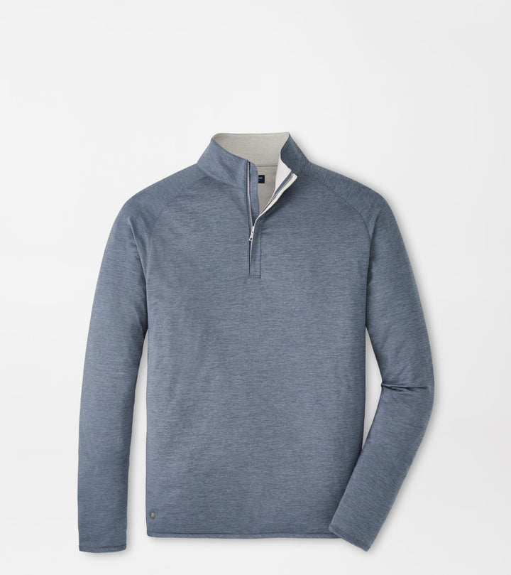 Peter Millar Stealth Performance Quarter-Zip: Steel