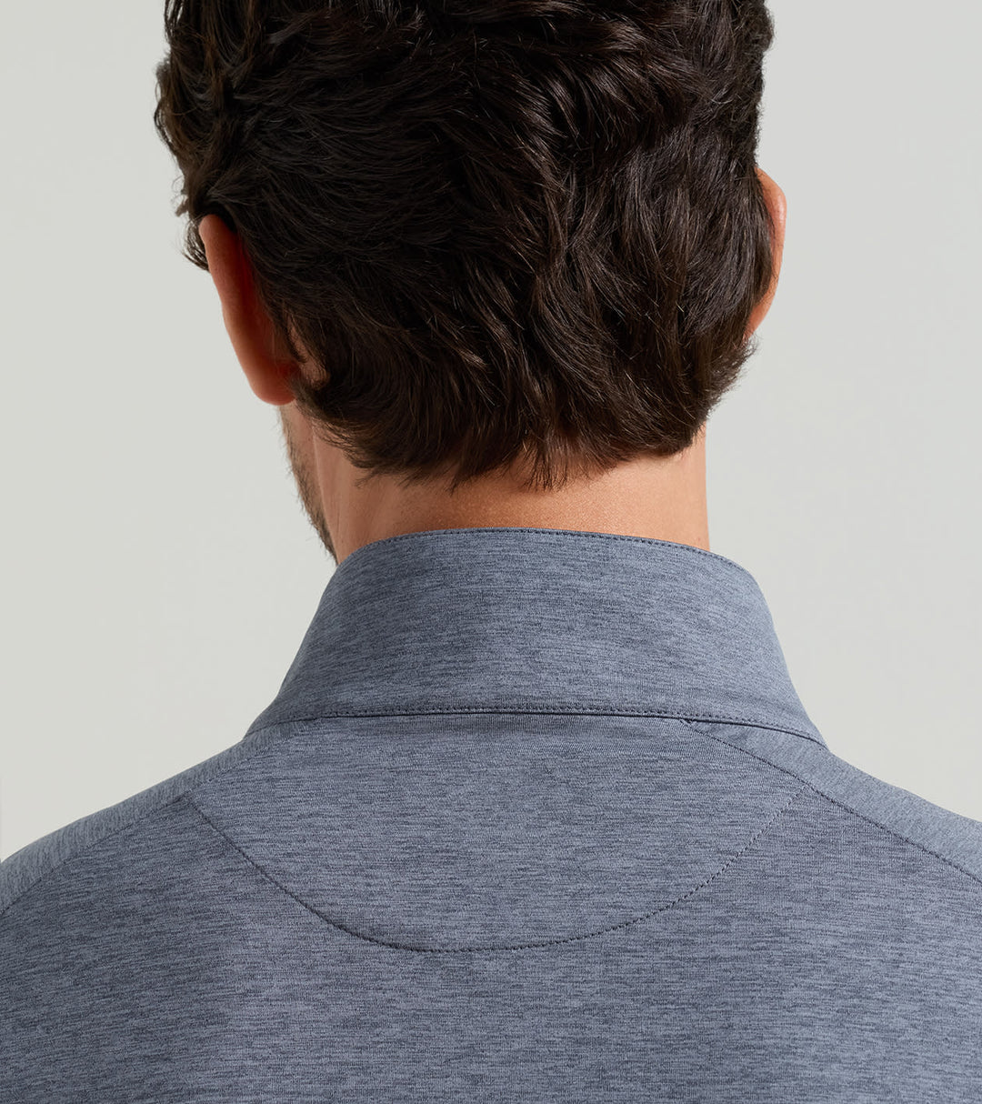 Peter Millar Stealth Performance Quarter-Zip: Steel