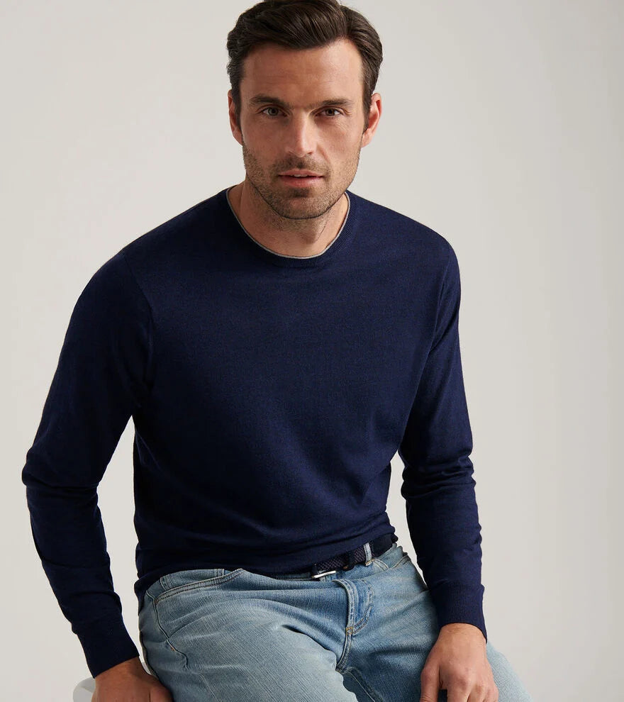 Peter Millar Excursionist Flex Crew: Navy