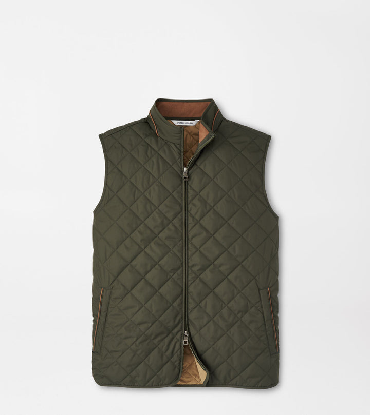 Peter Millar Essex Vest: Dark Olive