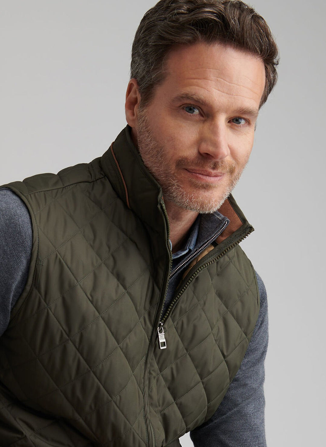 Peter Millar Essex Vest: Dark Olive