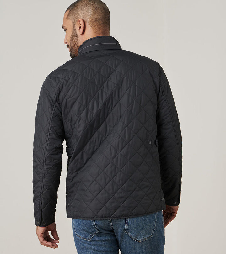 Peter Millar Suffolk Coat: Black