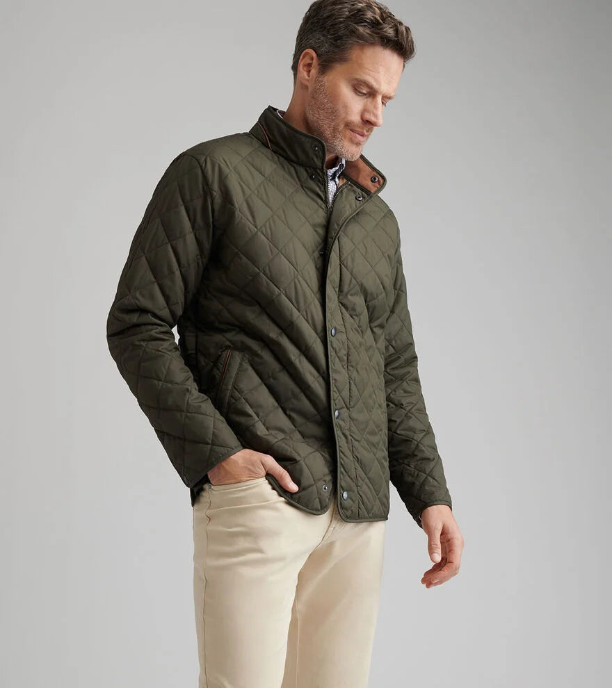 Peter Millar Suffolk Coat: Dark Olive