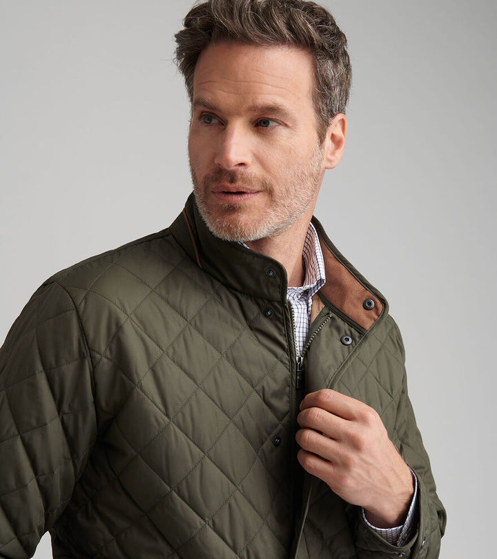 Peter Millar Suffolk Coat: Dark Olive