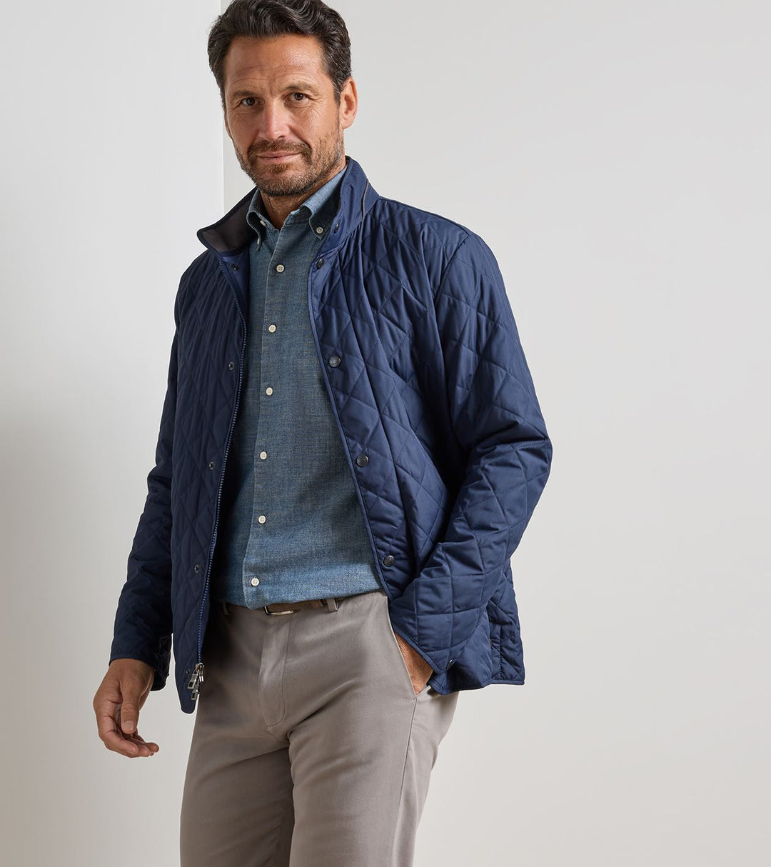 Peter Millar Suffolk Coat: Navy