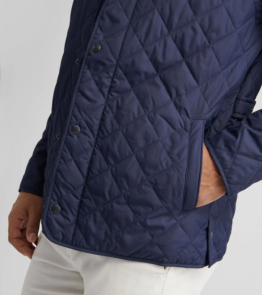 Peter Millar Suffolk Coat: Navy
