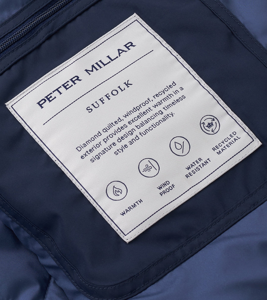Peter Millar Suffolk Coat: Navy