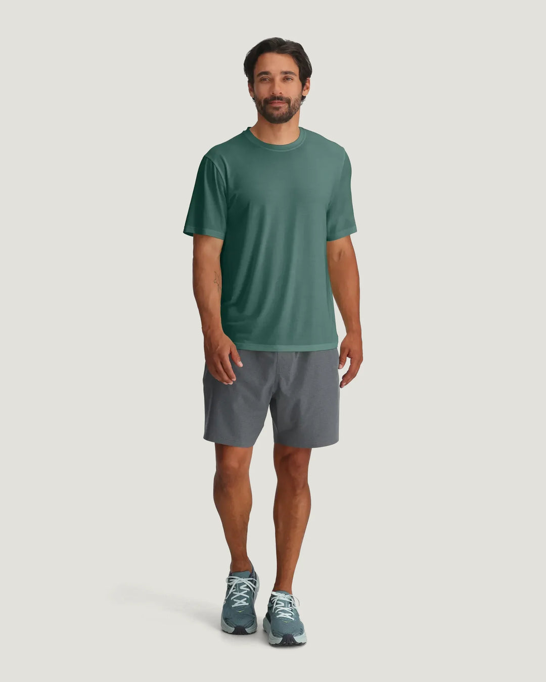 Free Fly Men's Elevate Lightweight Tee: Sea Pine