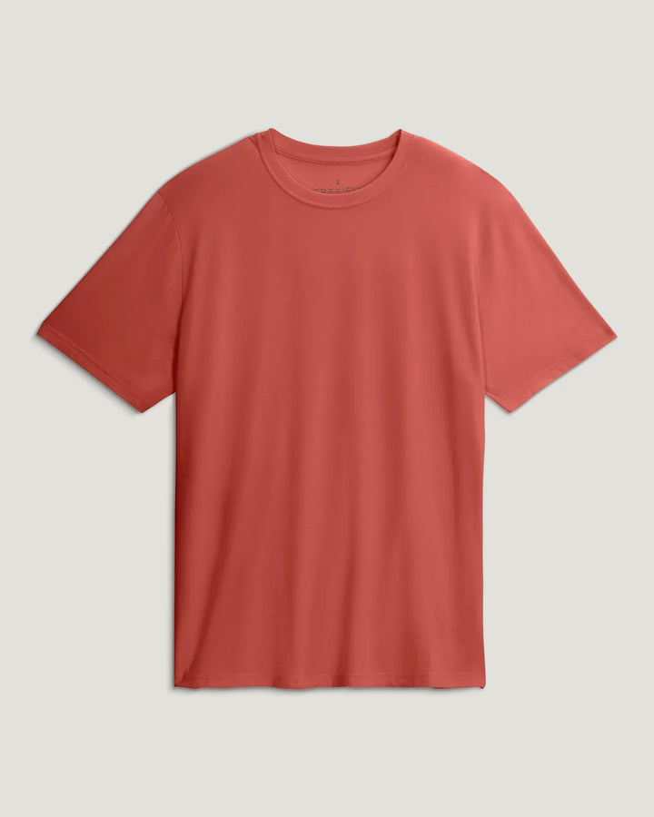 Free Fly Men's Elevate Lightweight Tee: Red Clay