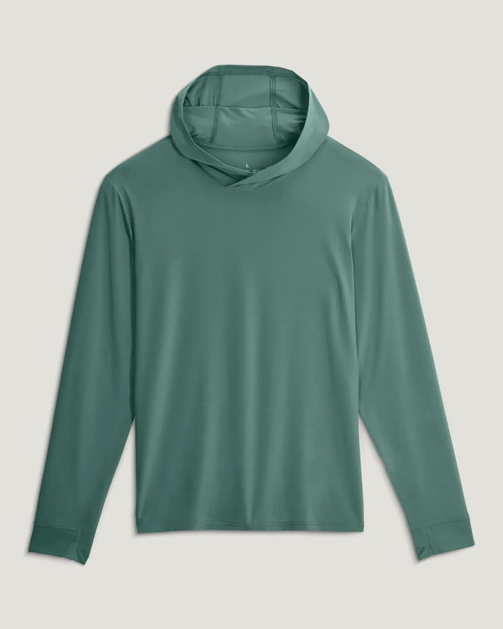 Free Fly Men's Elevate Lightweight Hoodie: Sea Pine