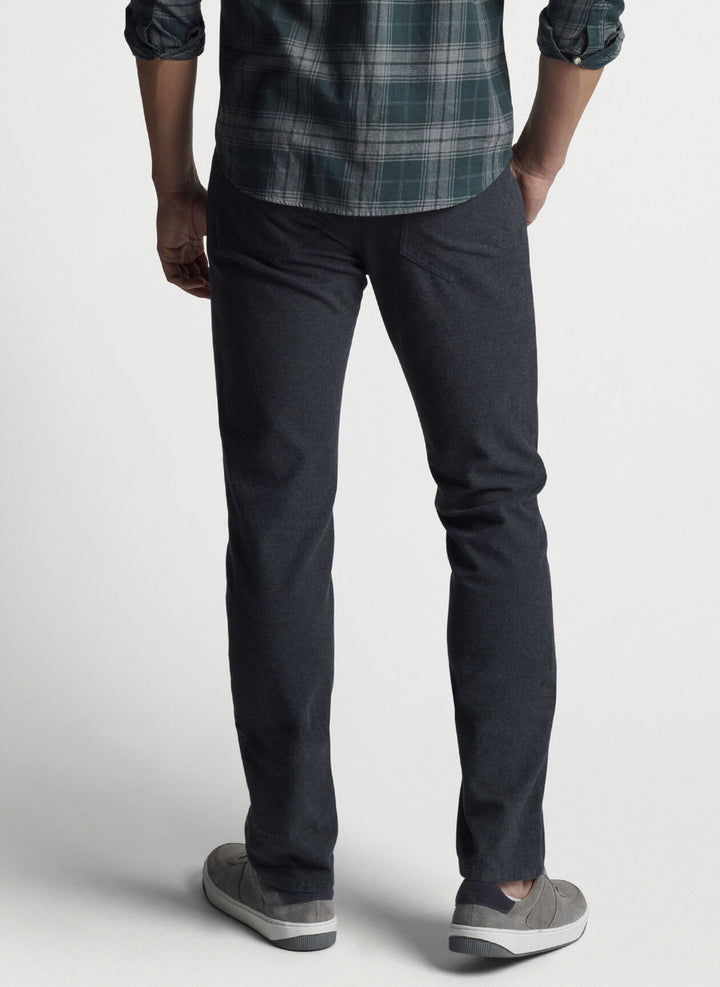 Peter Millar Cotton Flannel Five-Pocket Pant: Iron