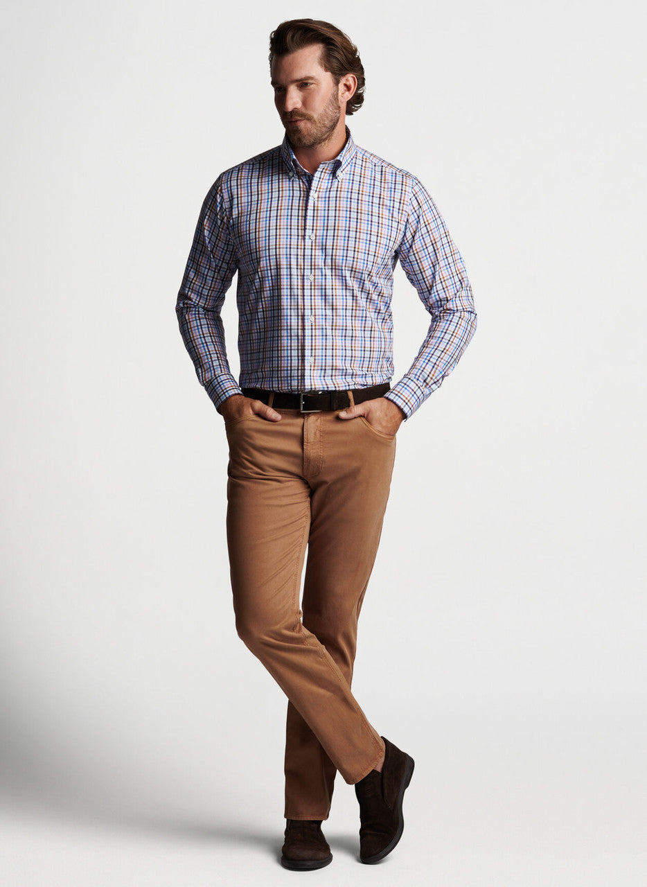 Peter Millar Crown Crafted Wayfare Five-Pocket Pant: British Tan