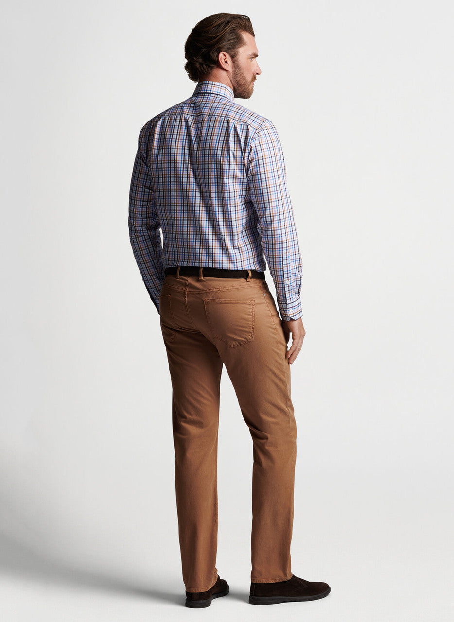 Peter Millar Crown Crafted Wayfare Five-Pocket Pant: British Tan