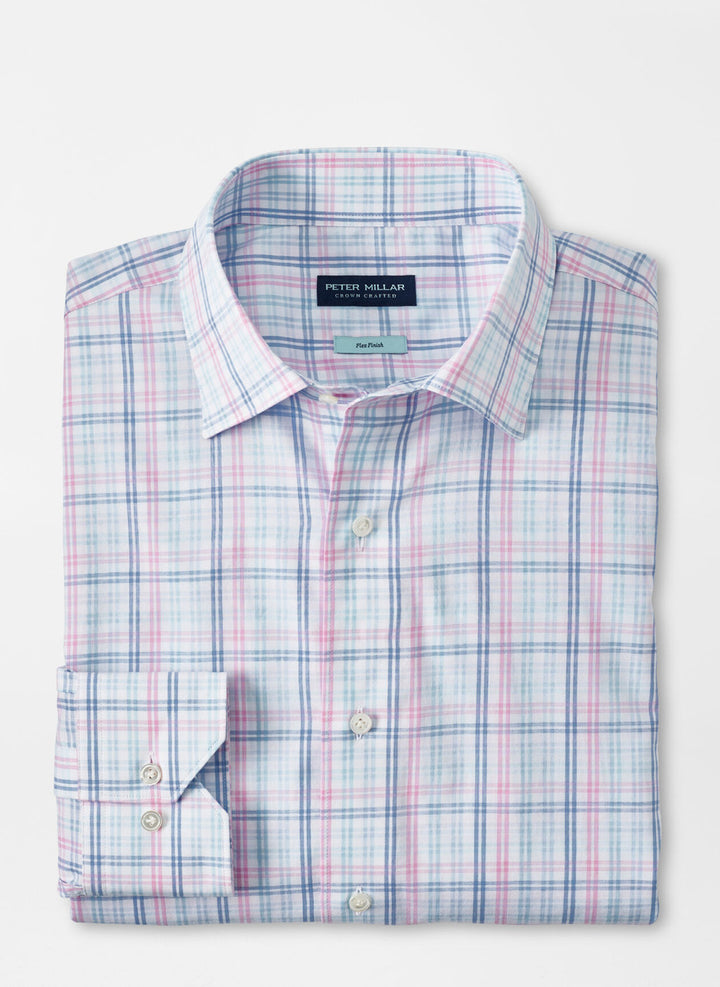 Peter Millar Crown Crafted Timbre Sport Shirt: Rosewood