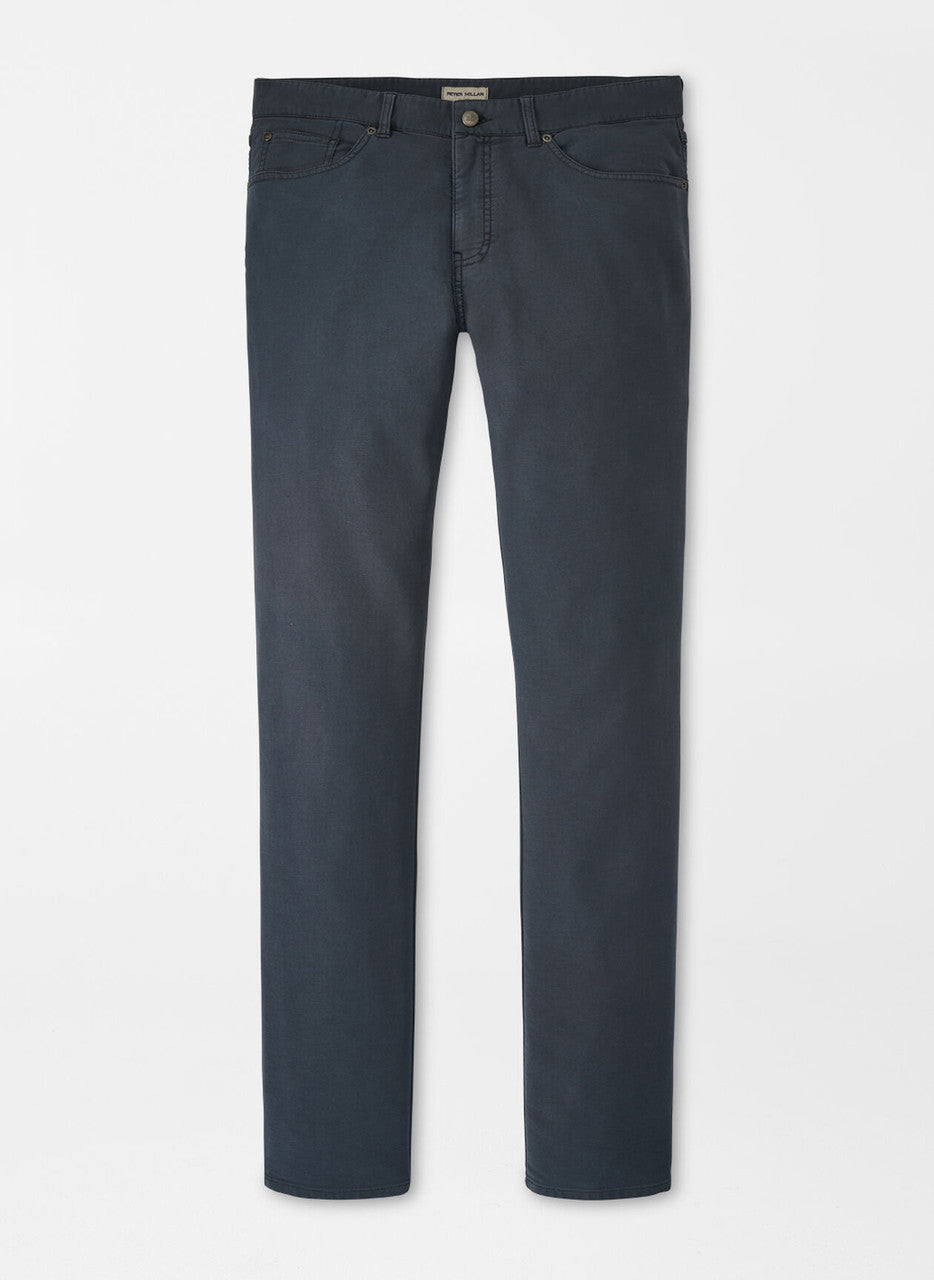 Peter Millar Coastline 5 Pocket Pant: Iron Grey (Front)