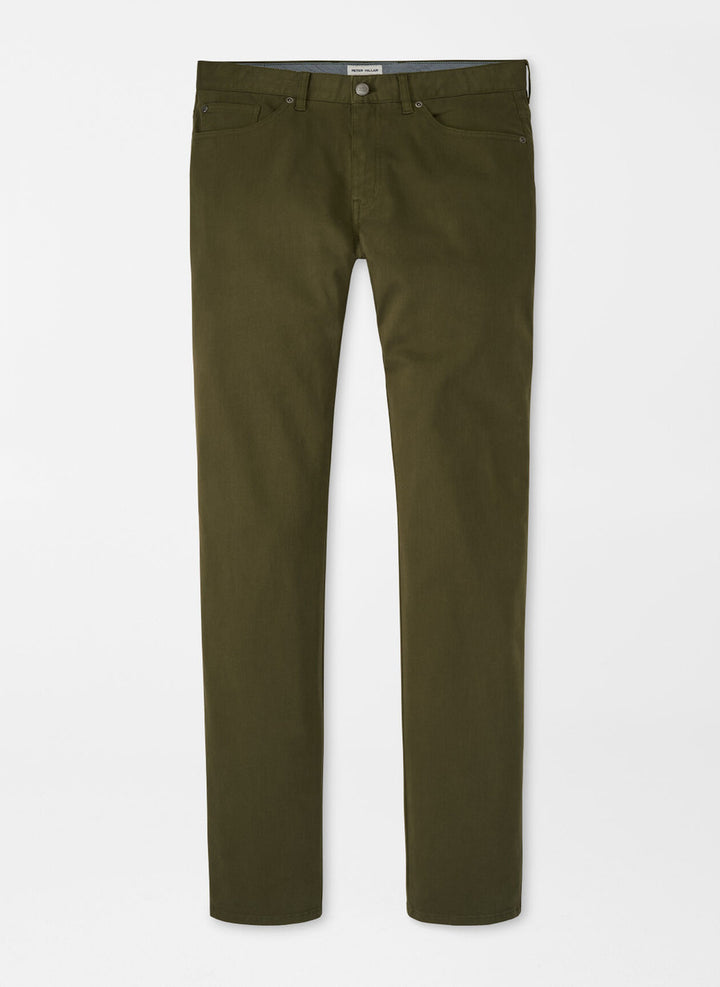 Peter Millar Ultimate Sateen Five-Pocket Pant: Juniper