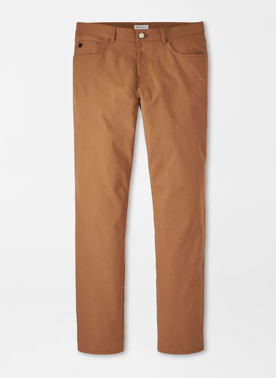 Peter Millar EB66 5 Pocket Pant: British Tan (Front)