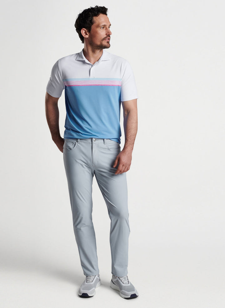 Peter Millar Bingham Performance Five-Pocket Pant: British Grey