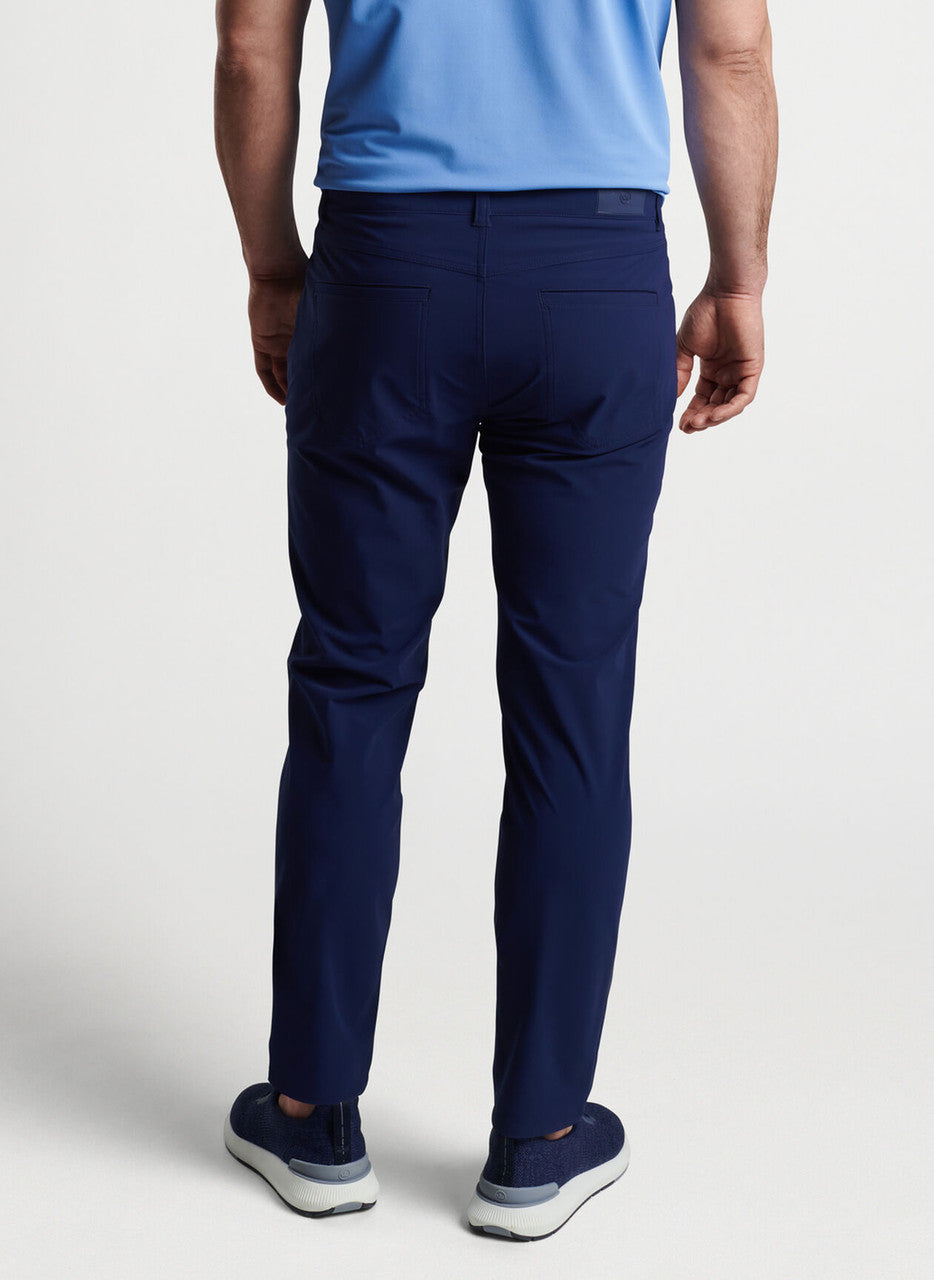 Peter Millar Bingham Performance Five-Pocket Pant: Navy