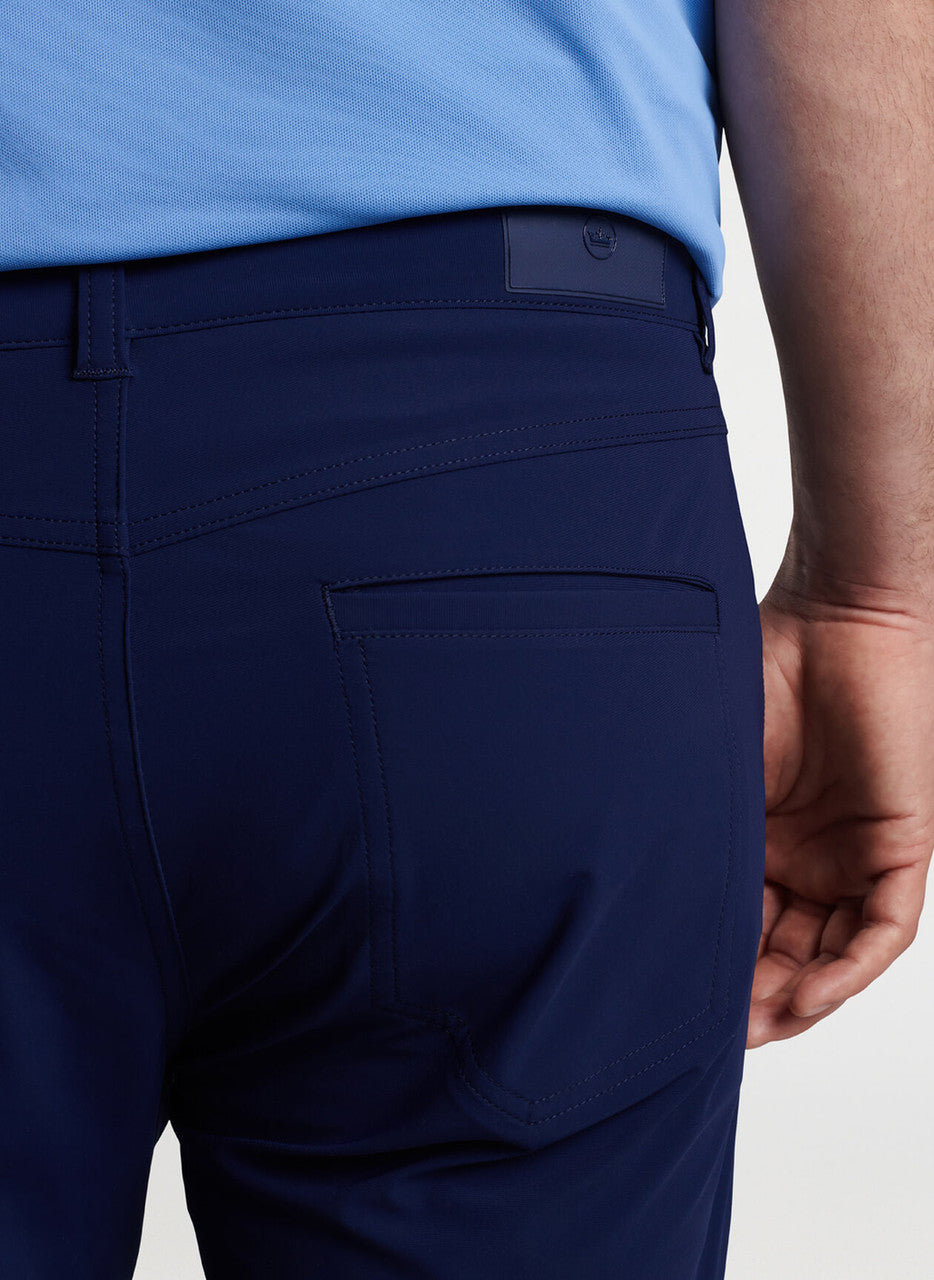 Peter Millar Bingham Performance Five-Pocket Pant: Navy