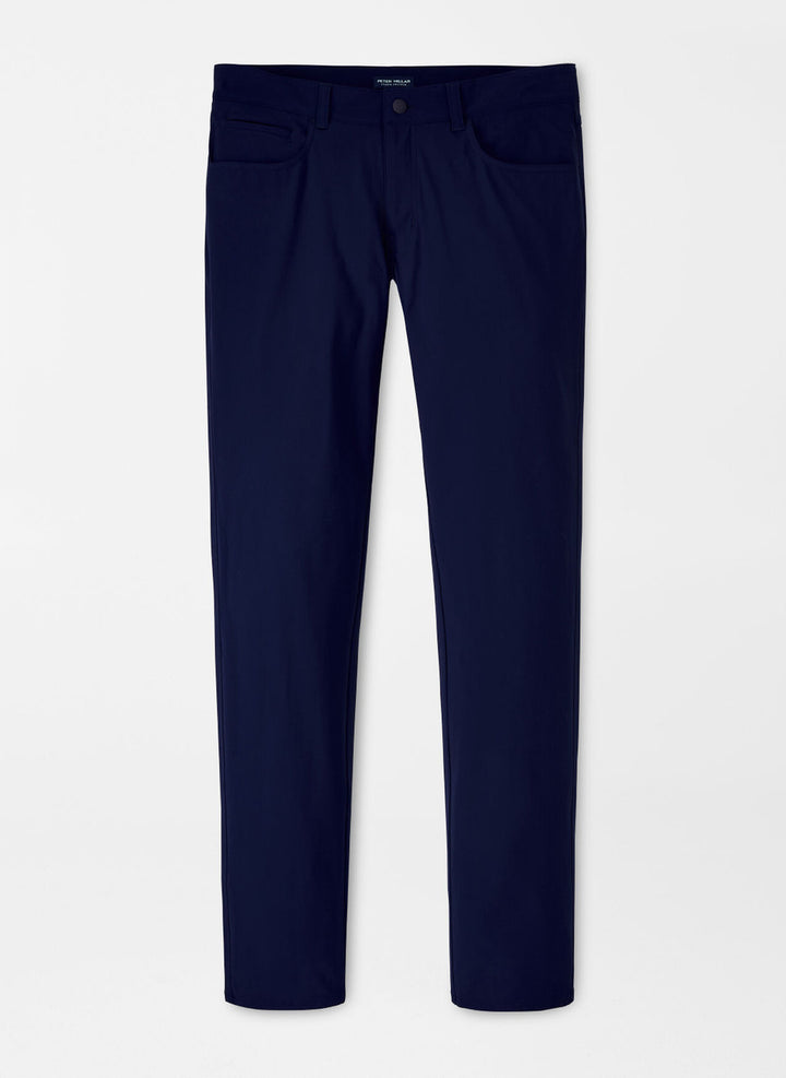 Peter Millar Bingham Performance Five-Pocket Pant: Navy