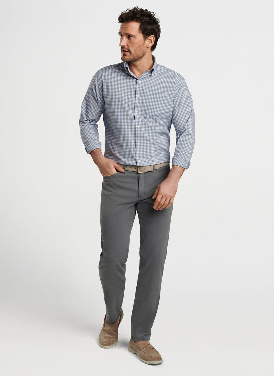 Peter Millar Ultimate Sateen Five-Pocket Pant: Iron