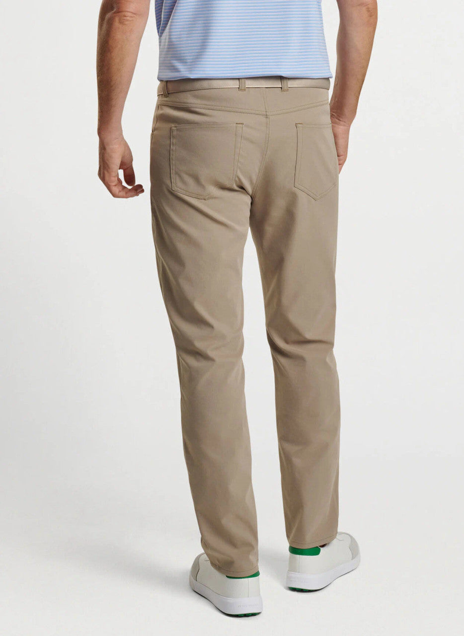 Peter Millar eb66 Performance Five-Pocket Pant: Dark Sand