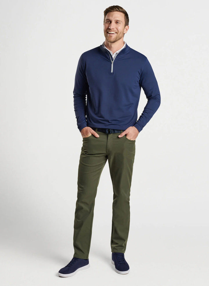 Peter Millar eb66 Performance Five-Pocket Pant: Olive Branch