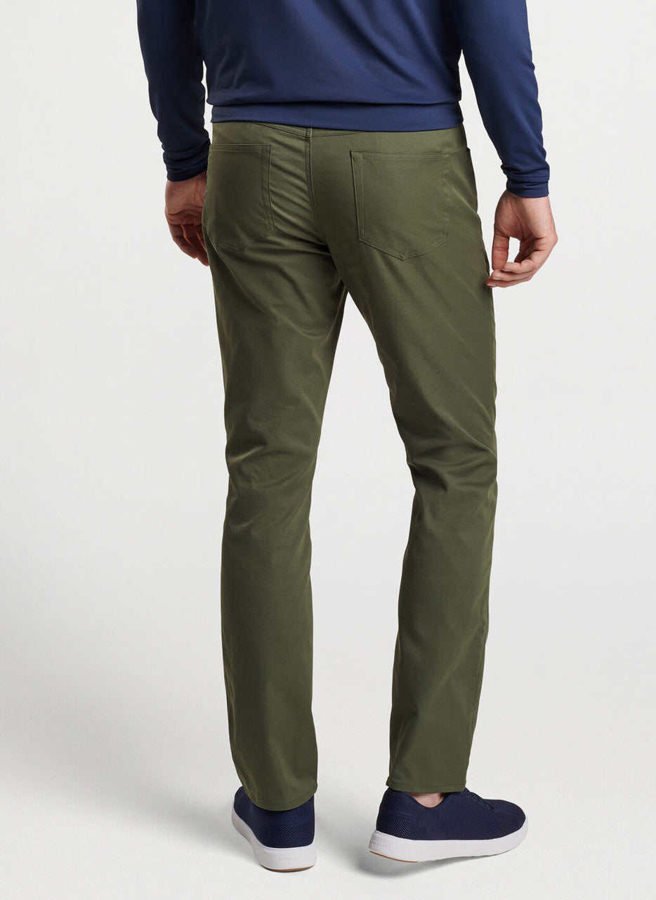 Peter Millar eb66 Performance Five-Pocket Pant: Olive Branch