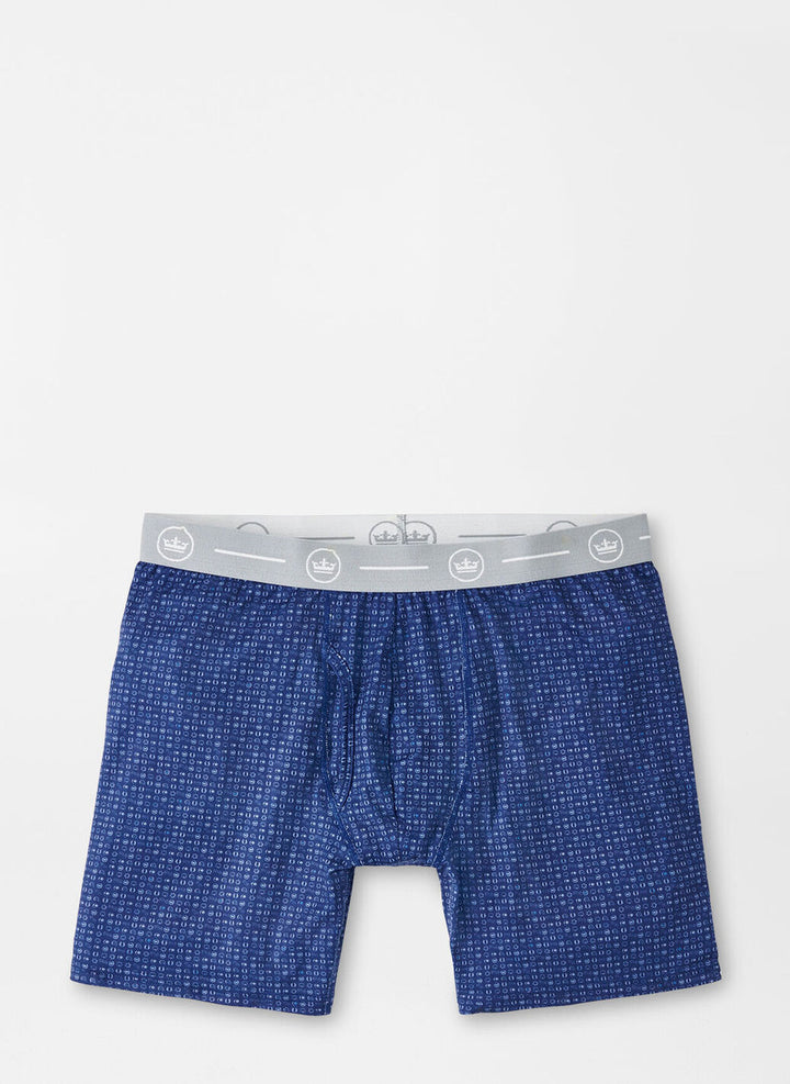 Peter Millar Take A Chance Performance Boxer Brief: Sport Navy