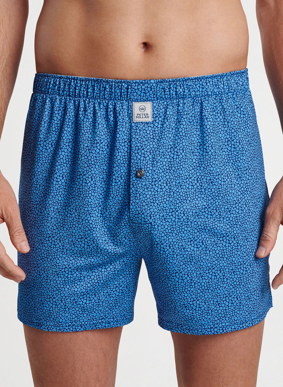 Peter Millar Luck Of The Irish Performance Boxer Short: Sport Navy