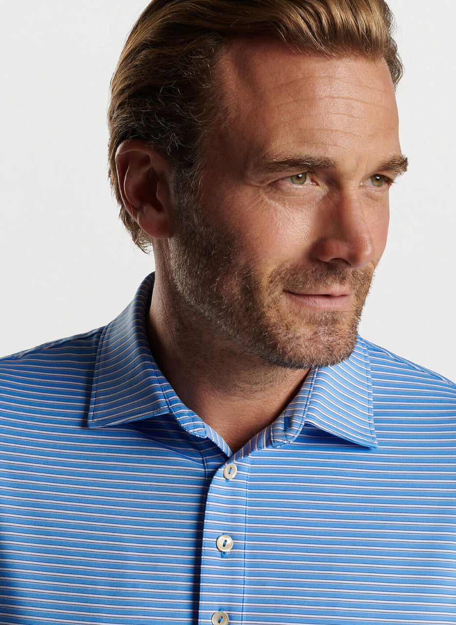 Peter Millar Chatham Performance Jersey Polo: Liberty Blue