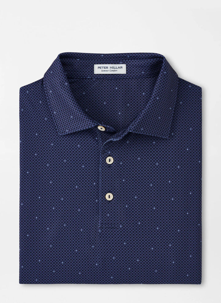 Peter Millar North Star Performance Jersey Polo: Navy