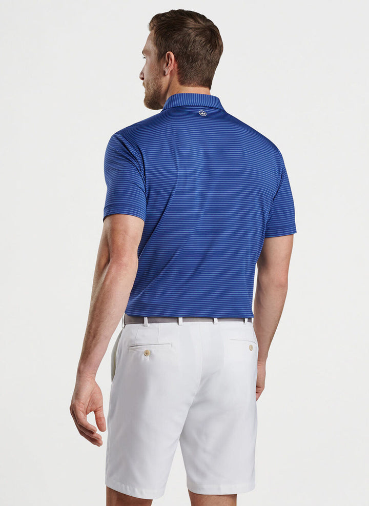 Peter Millar Hemlock Performance Jersey Polo: Sport Navy