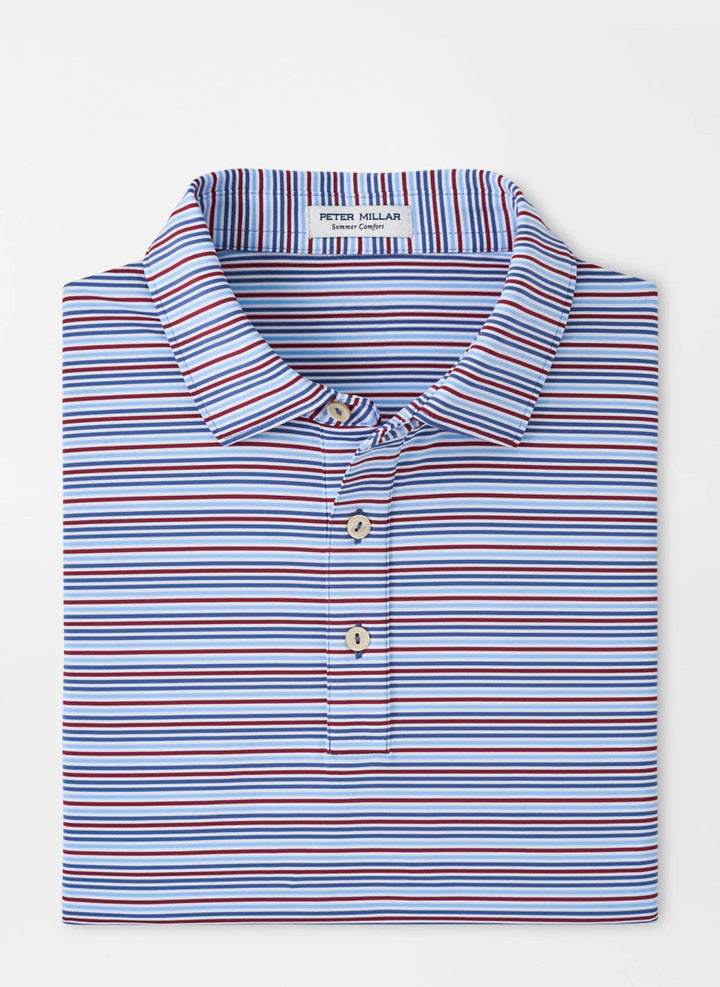 Peter Millar Clifton Performance Jersey Polo: Astral Blue