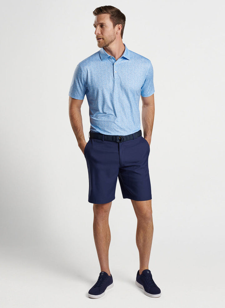 Peter Millar Prost Performance Jersey Polo: Cottage Blue