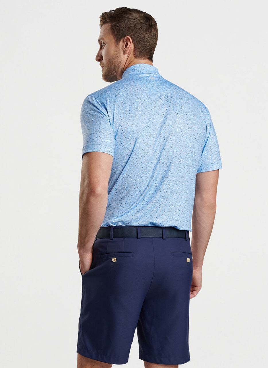 Peter Millar Prost Performance Jersey Polo: Cottage Blue