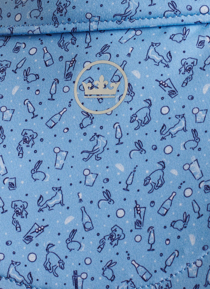 Peter Millar Hair of the Dog Performance Jersey Polo: Cottage Blue