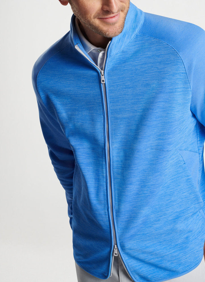 Peter Millar Vista Hybrid Full-Zip Jacket: Liberty Blue