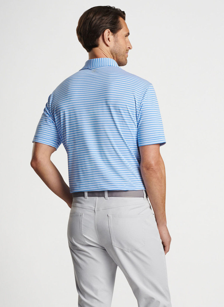 Peter Millar Dellroy Performance Mesh Polo: Liberty Blue