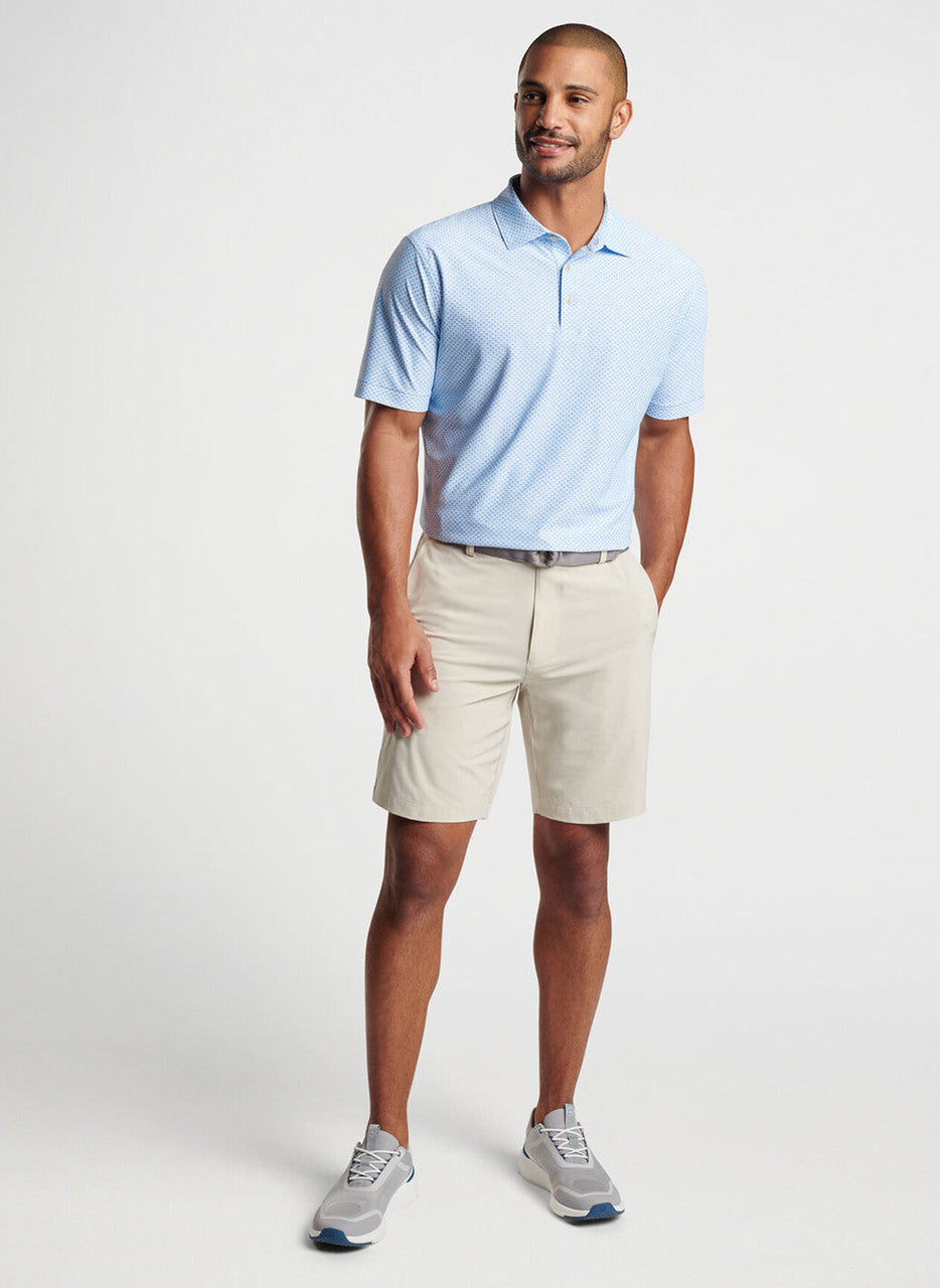 Peter Millar Grill And Chill Performance Mesh Polo: White