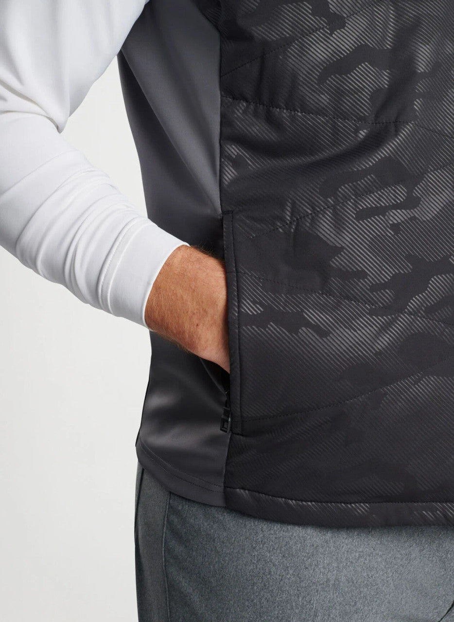 Peter Millar Fuse Hybrid Vest: Black